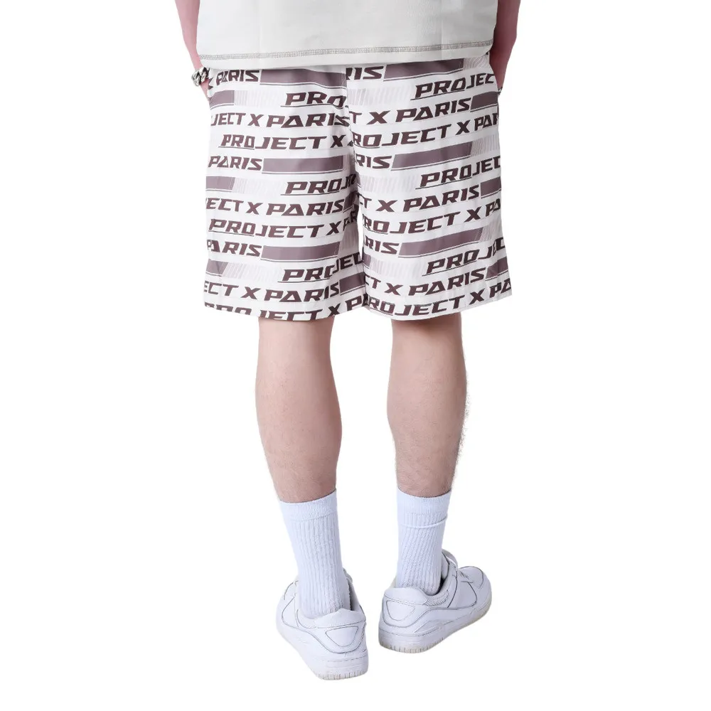 BAÑADOR PROJECT X PARIS ESTAMPADO CARRERA COCHES BEIGE MARRON  SWIM SHORT 2440083-GG