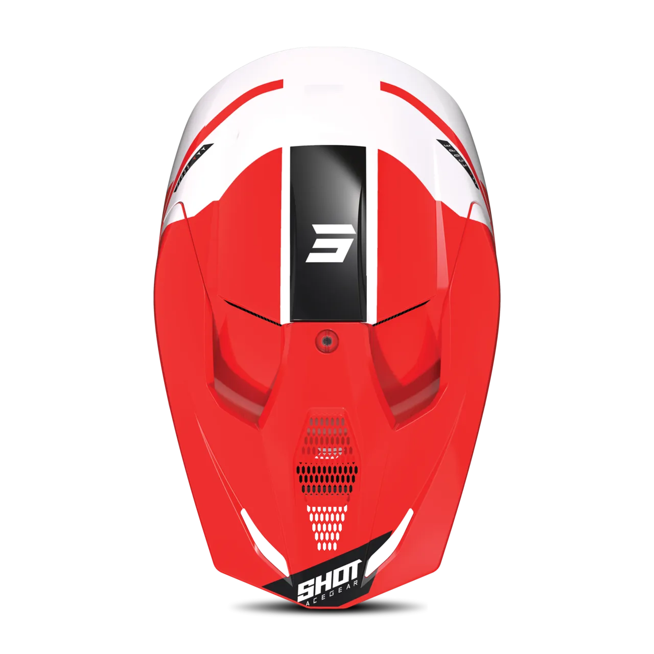Casco de Cross Shot Furious Scope Rojo