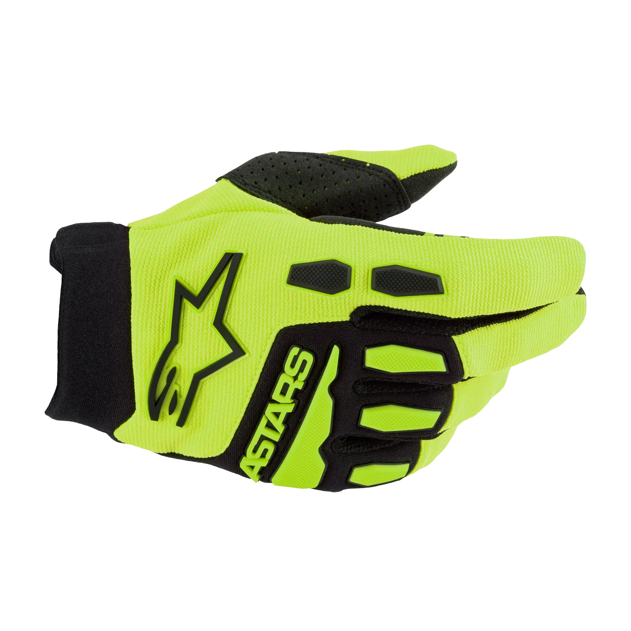 Guantes de Cross Niño Alpinestars Bore Amarillo Fluo-Negro